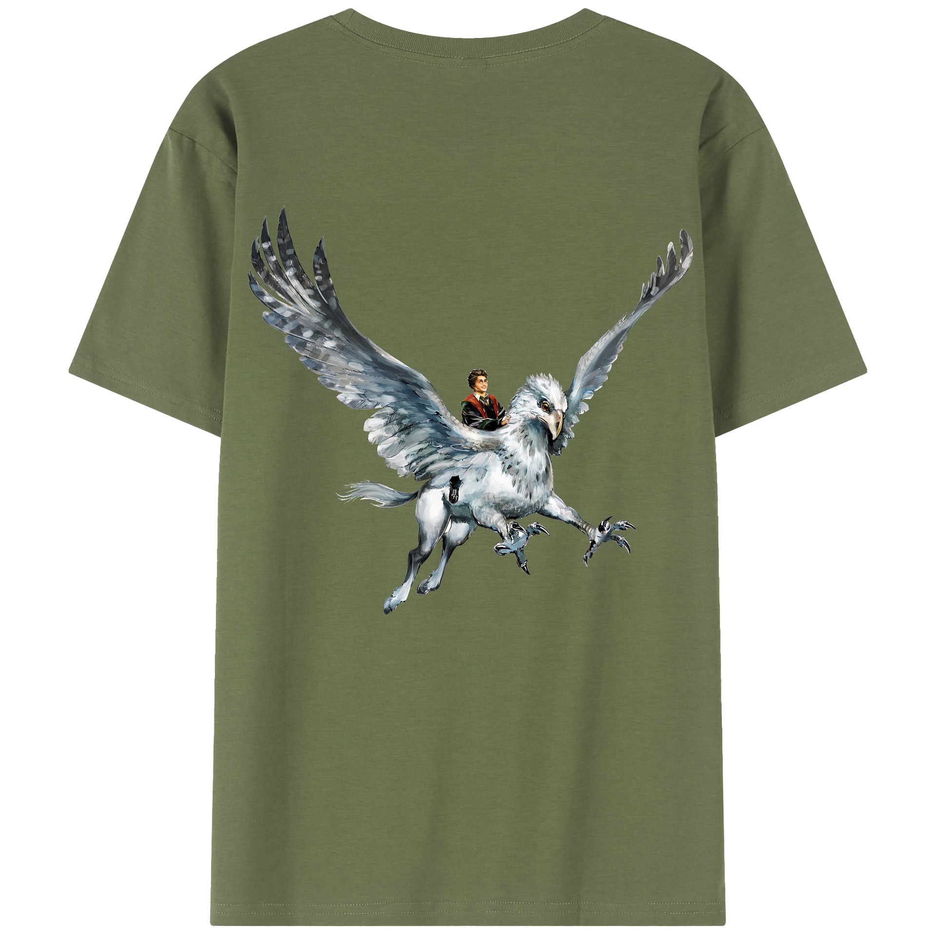 （画像用） Harry Potter ハリー・ポッターシリーズ 綿100％半袖Tシャツ（背面プリント）